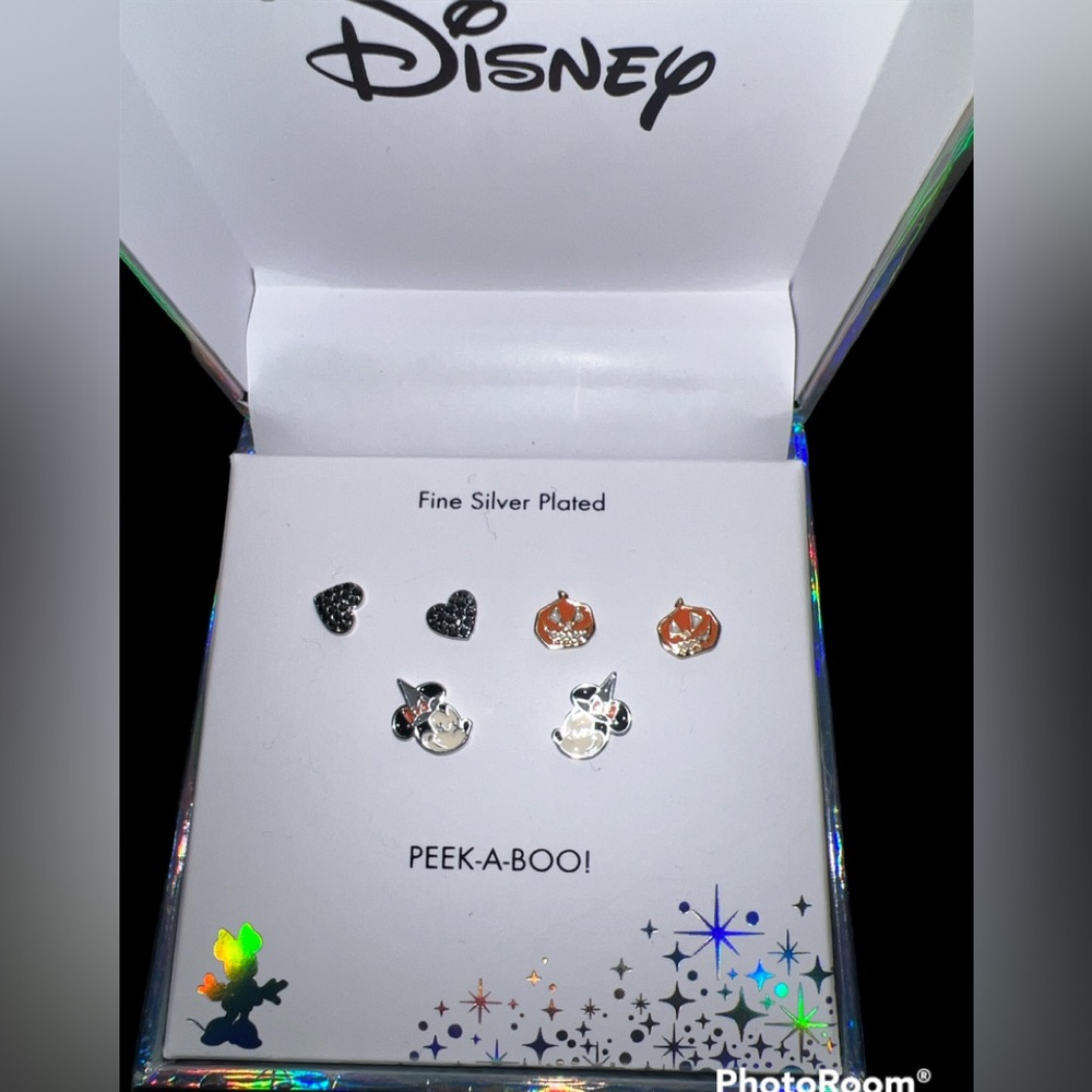 Disney 100th Year Minnie Mouse Halloween Earrings 3 Set